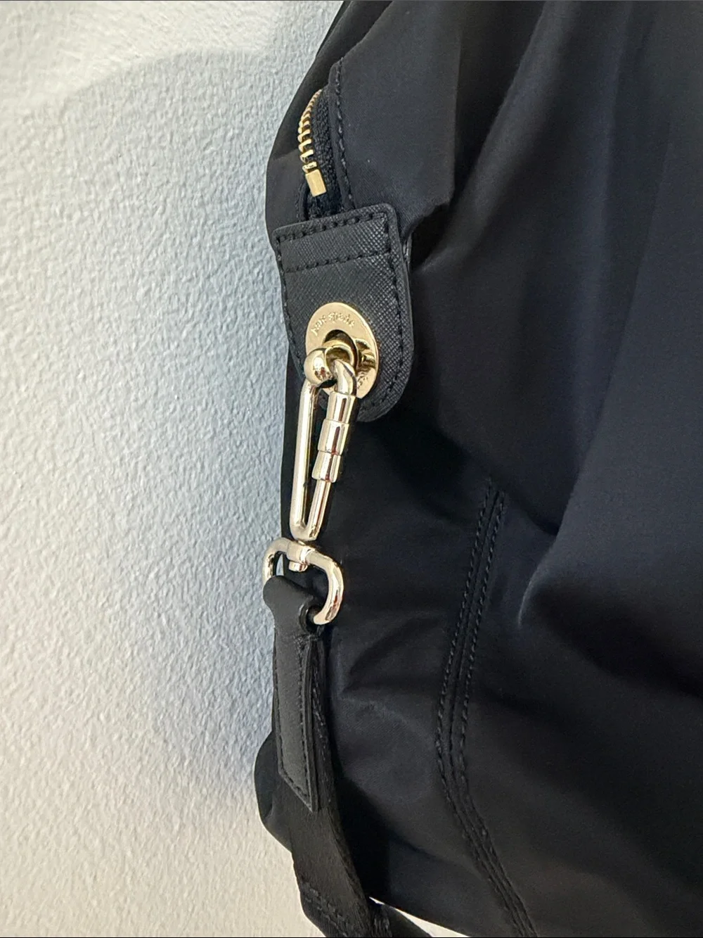 kate spade Black Nylon Tote with Top Handles